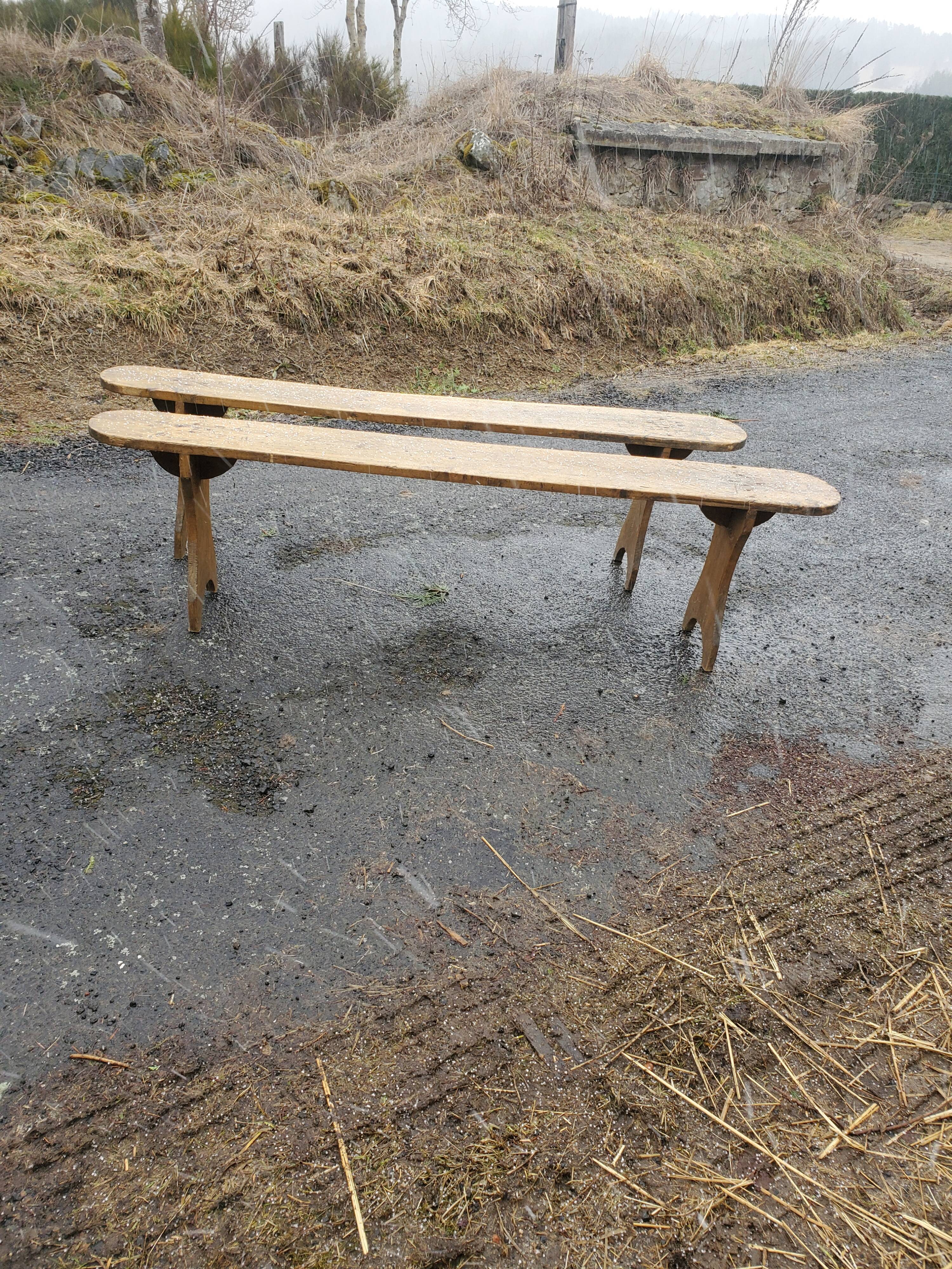 Walnut farmhouse table