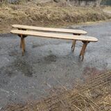 Walnut farmhouse table