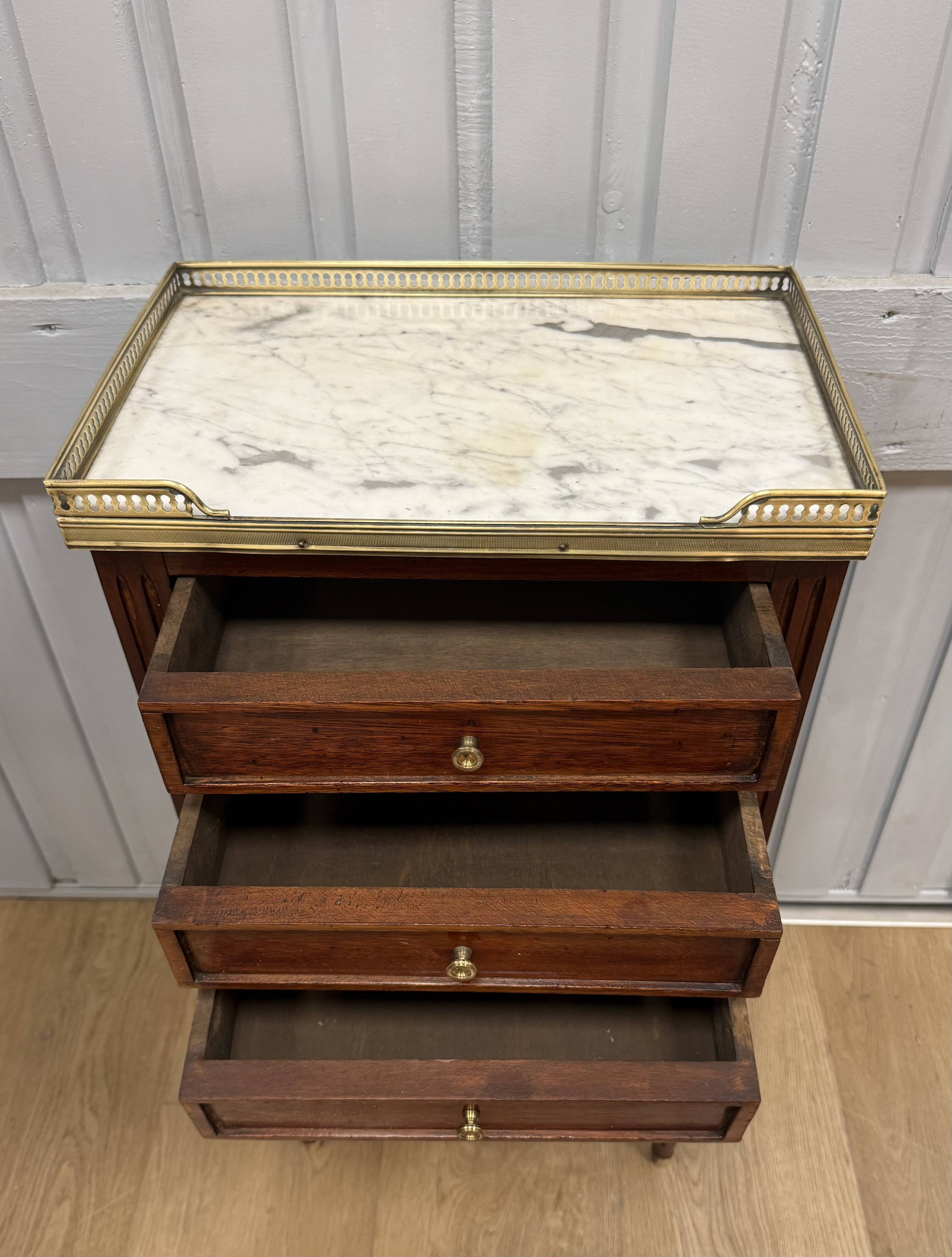 Louis XVI style chiffonnier table