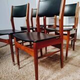 6 teak chairs from the 70s