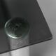 Coffee table in metal smoked glass 70s vintage