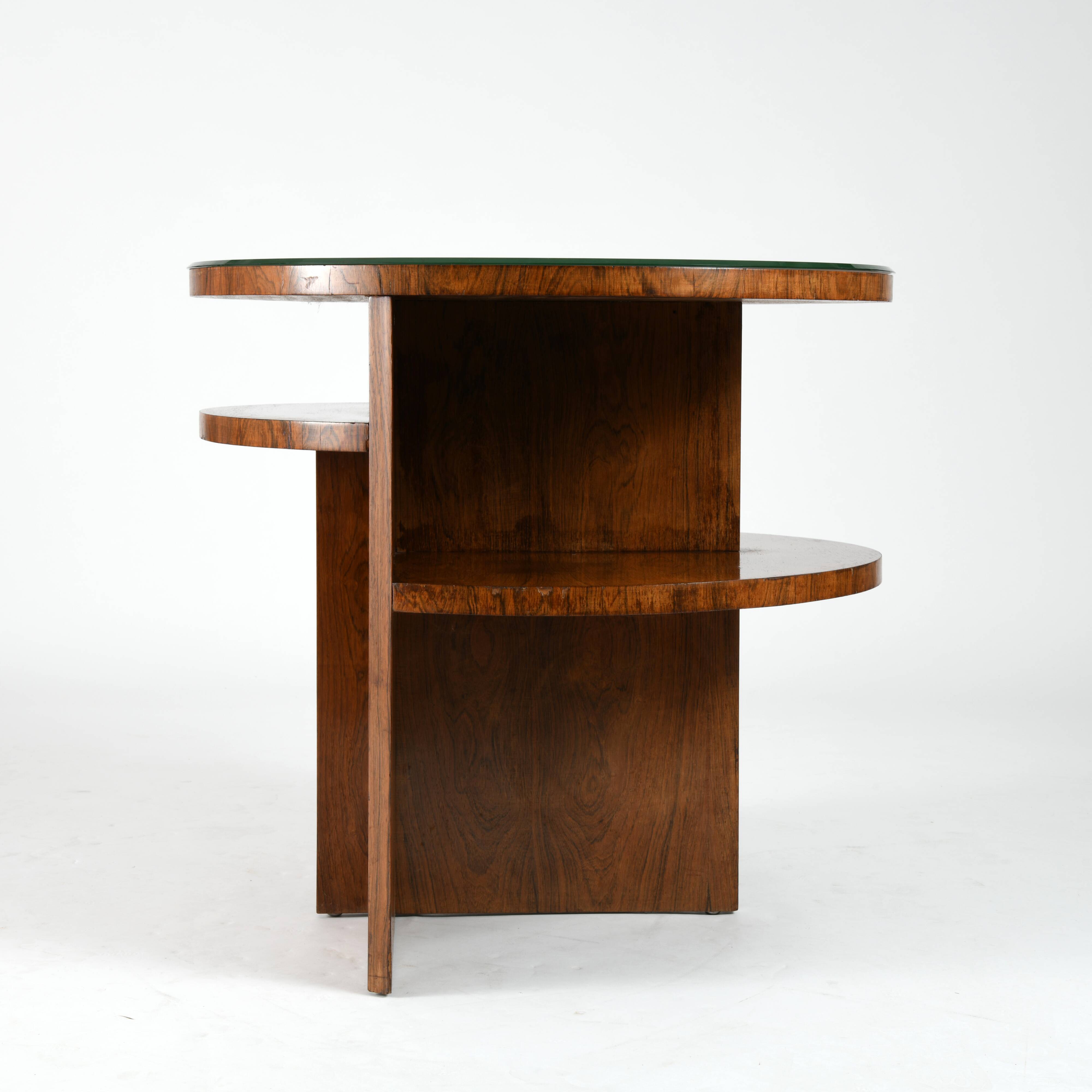 Art deco pedestal table