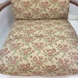 1960 2x Halabala Armchairs H 269 and spider table, Czechoslovakia