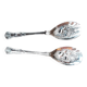 Metal salad servers