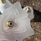 Lot de 3 baladeuses suspensions tulipes Art déco