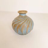 Paire de vases en céramique "Turkos" de style milieu du siècle, Ewald Dahlskog, Bo Fajans, Suède