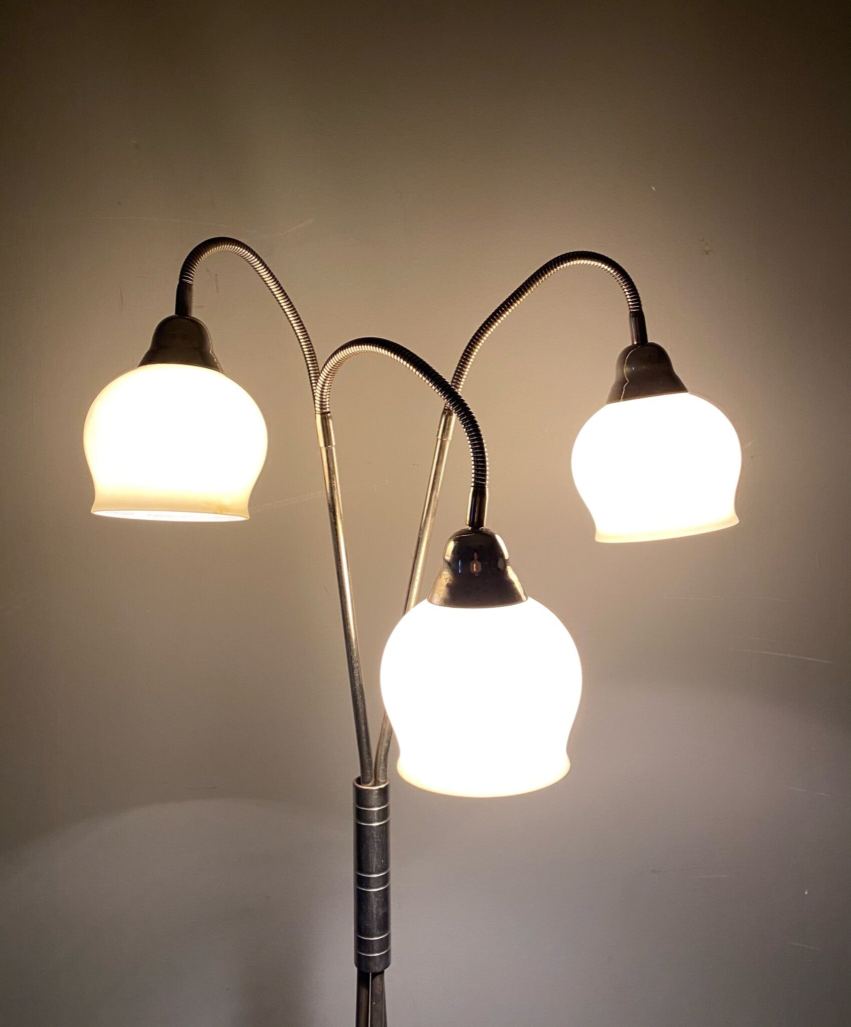 Three-arm lamp, vintage 60’