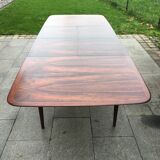 Rosewood dining table lübke 60s