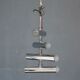 Chrome chandelier vintage 1970 swivel design