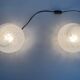 Pair of mid-century glass table lamps by Vetri Murano, 1960s, Italy.