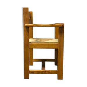 fauteuil vintage en bois