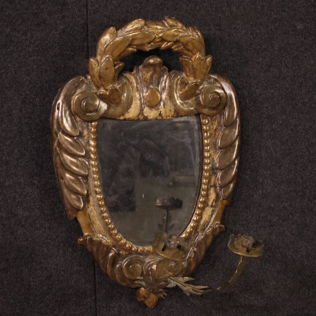 Pair of 18th-century Italian Louis XV style wall lights