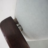 Pair of Ton/Thonet Beech Armchairs, Czechoslovakia