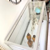 Old stainless steel window