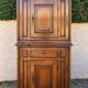 Buffet ancien deux corps en noyer 1800