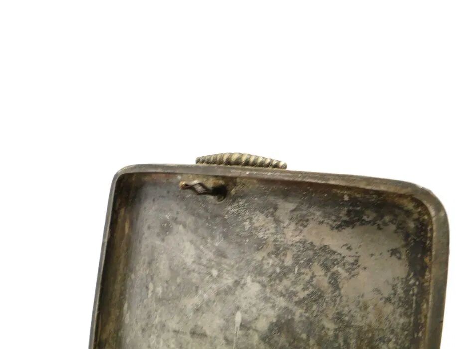 AAZ Art Deco Sugar Bowl, Silver-Plated Brass, Fraget, Poland, 1920s
