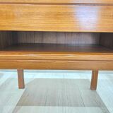 Scandinavian teak bedside table – made in Denmark – 1960s