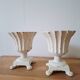 Duo de petits vases medicis en fonte anciens