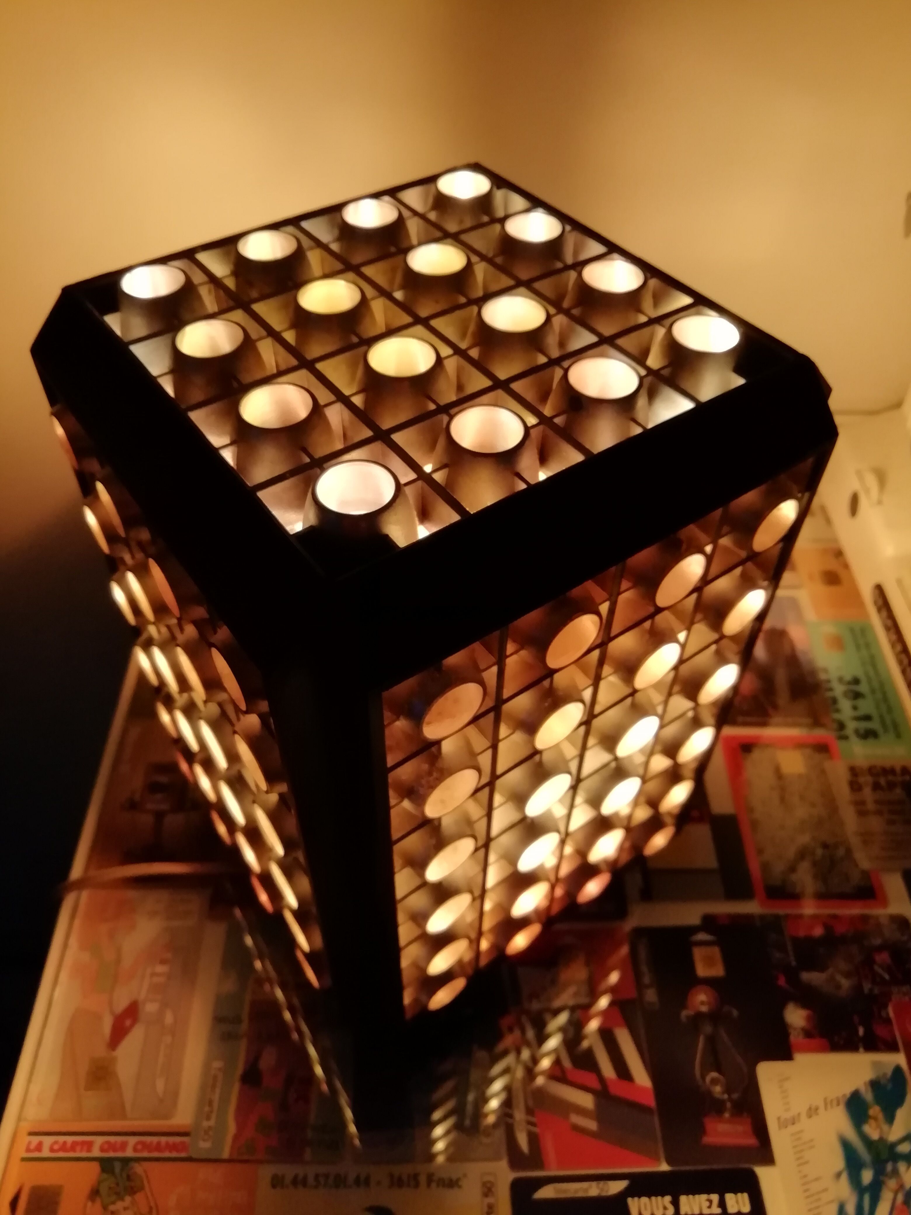 Vintage kaleidoscope lamp