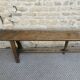 Old solid wood bench, 2 m