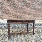 Italian Dining Table In Natural Wood Louis XVI Style XIX Eme Century