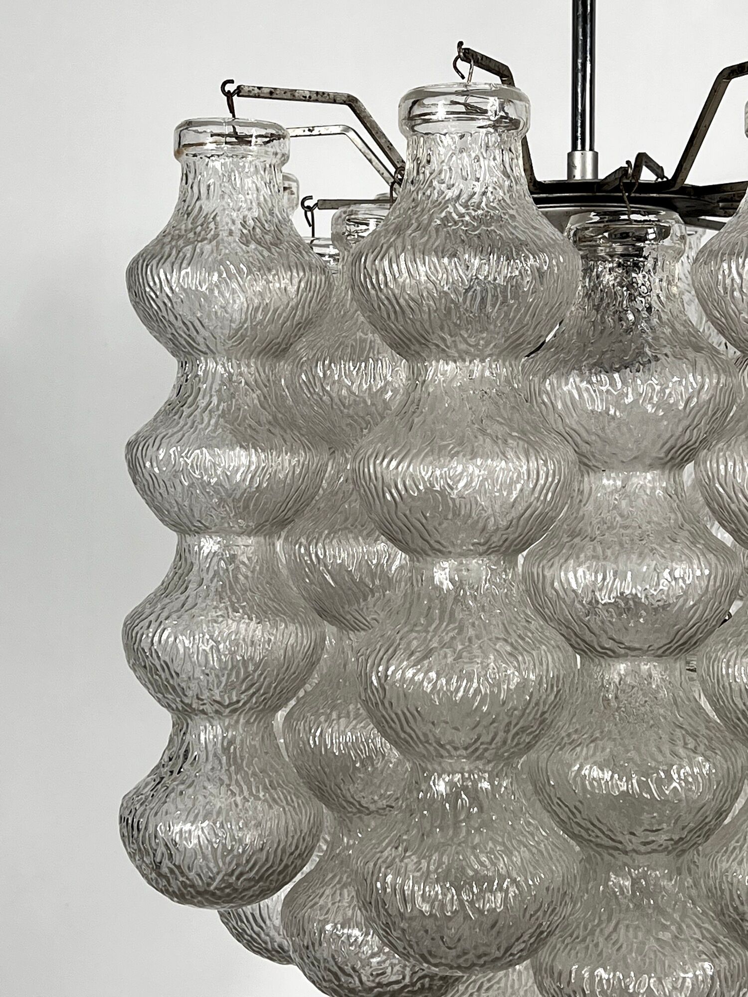 Mid-Century Murano Bubble Glass chandelier from 60s