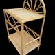 Rattan bedside table from the 70s Italy