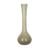 Vase soliflore en verre bullé de Biot, fumé
