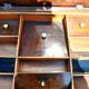 Napoleon III wooden compartment work cabinet Jewelry box
