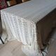 Antique handmade crochet bedspread