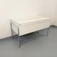 Vintage Bauhaus style desk in melamine and chrome metal from the 1970s.