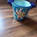 Longwy enamel pestle and mortar