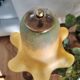 Yellow glass paste mushroom lamp, Art Nouveau style, V. Gifts