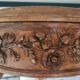 Walnut selette with tripod feet 1900s era