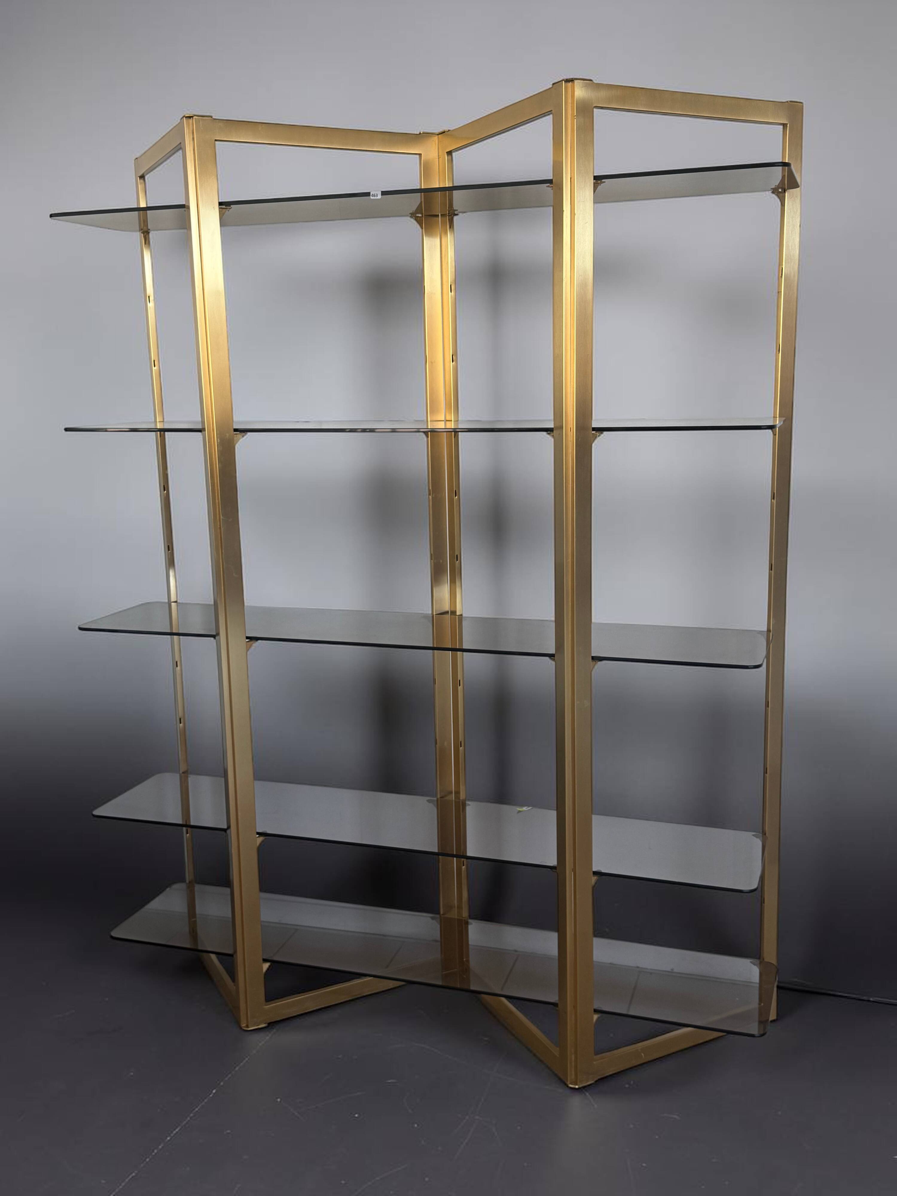 1970s "ARTELANO" SHELF FOR ROCHE BOBOIS IN THE FORM OF A SCREEN