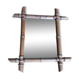 Bamboo mirror 47x41 cm