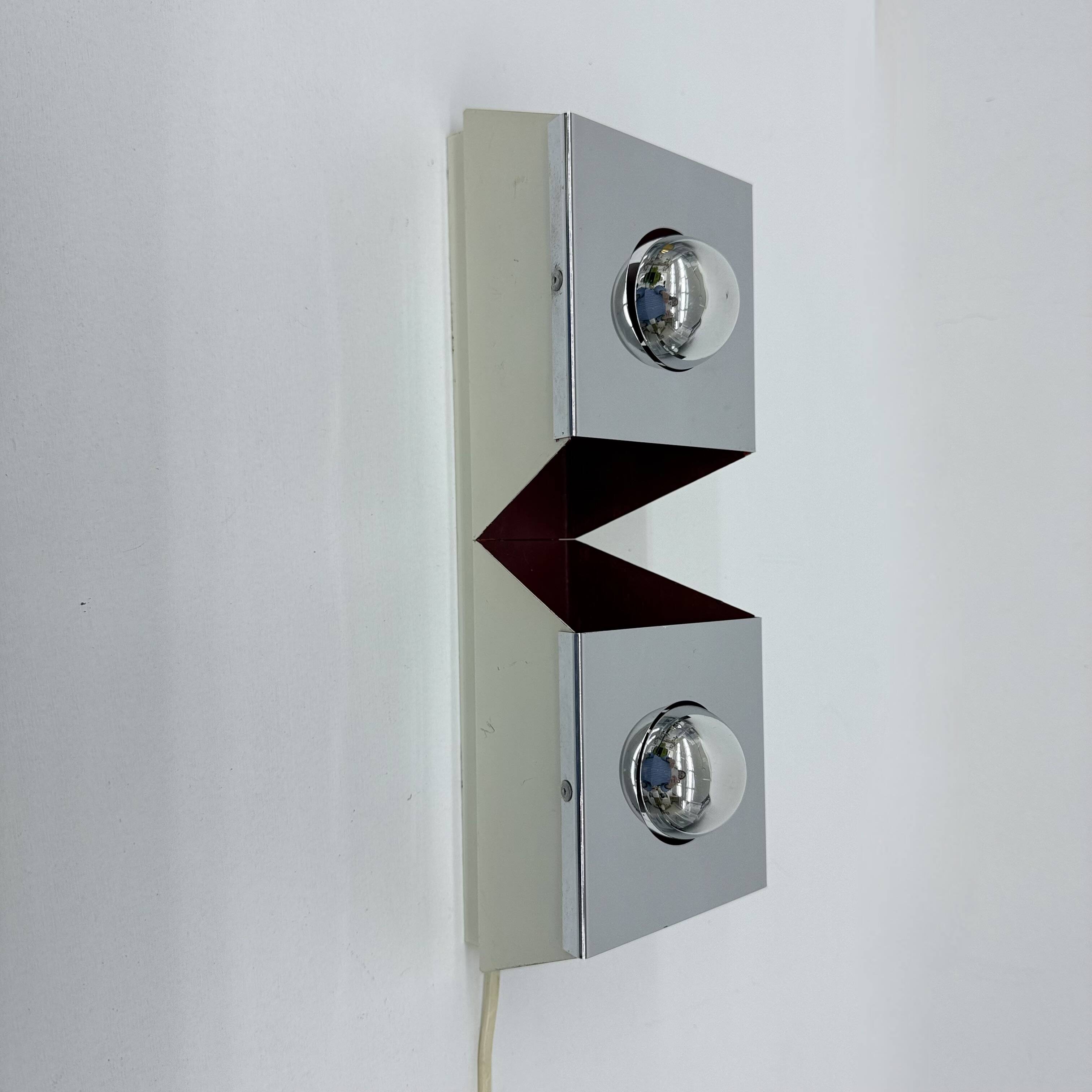 Vintage wall lamp space age , 1970s