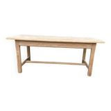 Rustic wooden farmhouse table