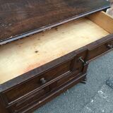 Buffet sapin ancien campagnard bohême 1900s