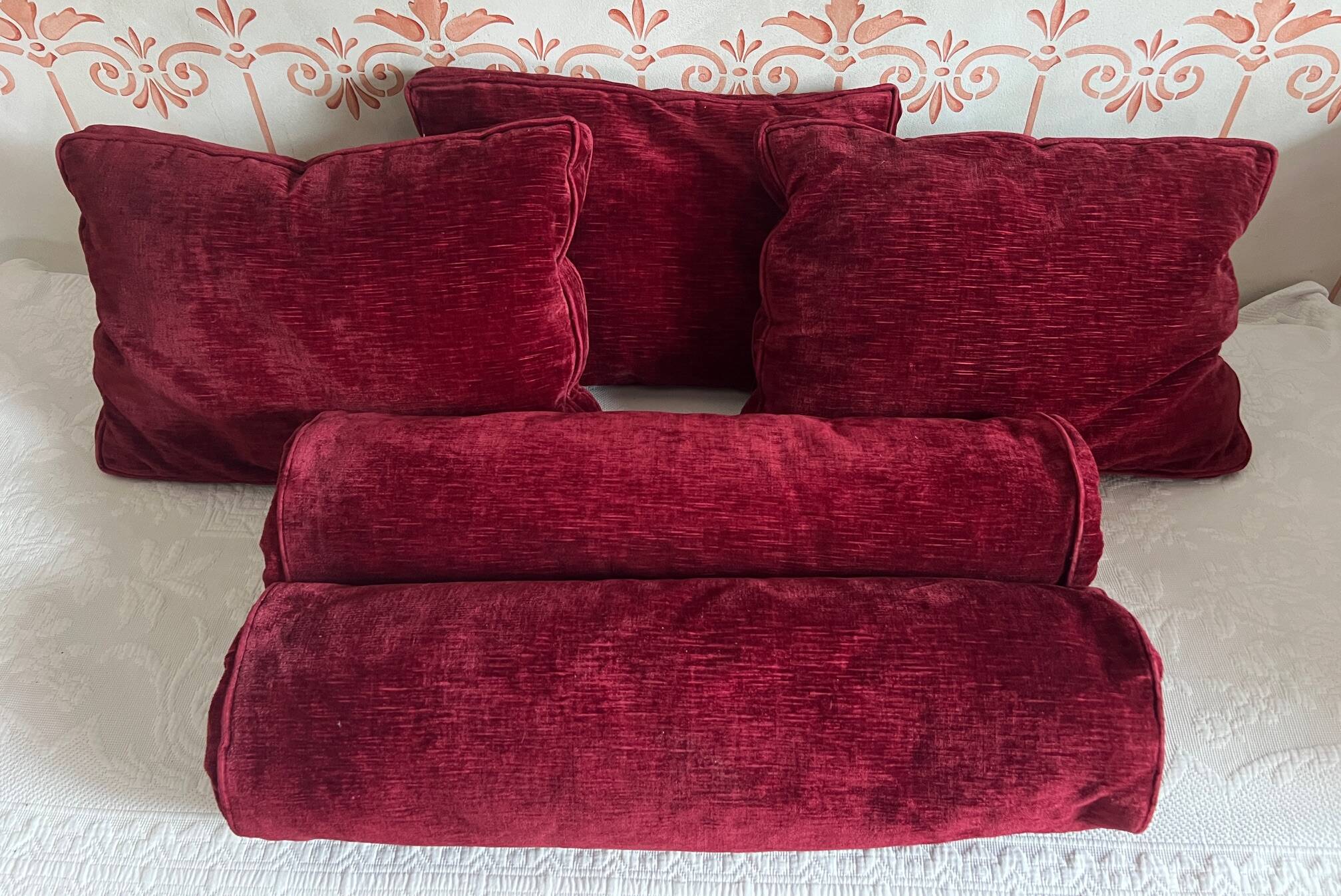 Empire style daybed (19th century) + new mattress (sleeping area 180x73cm), walnut chaise longue