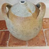 Varnished terracotta jar