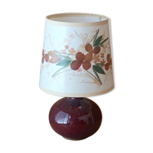 Lampe en céramique rose