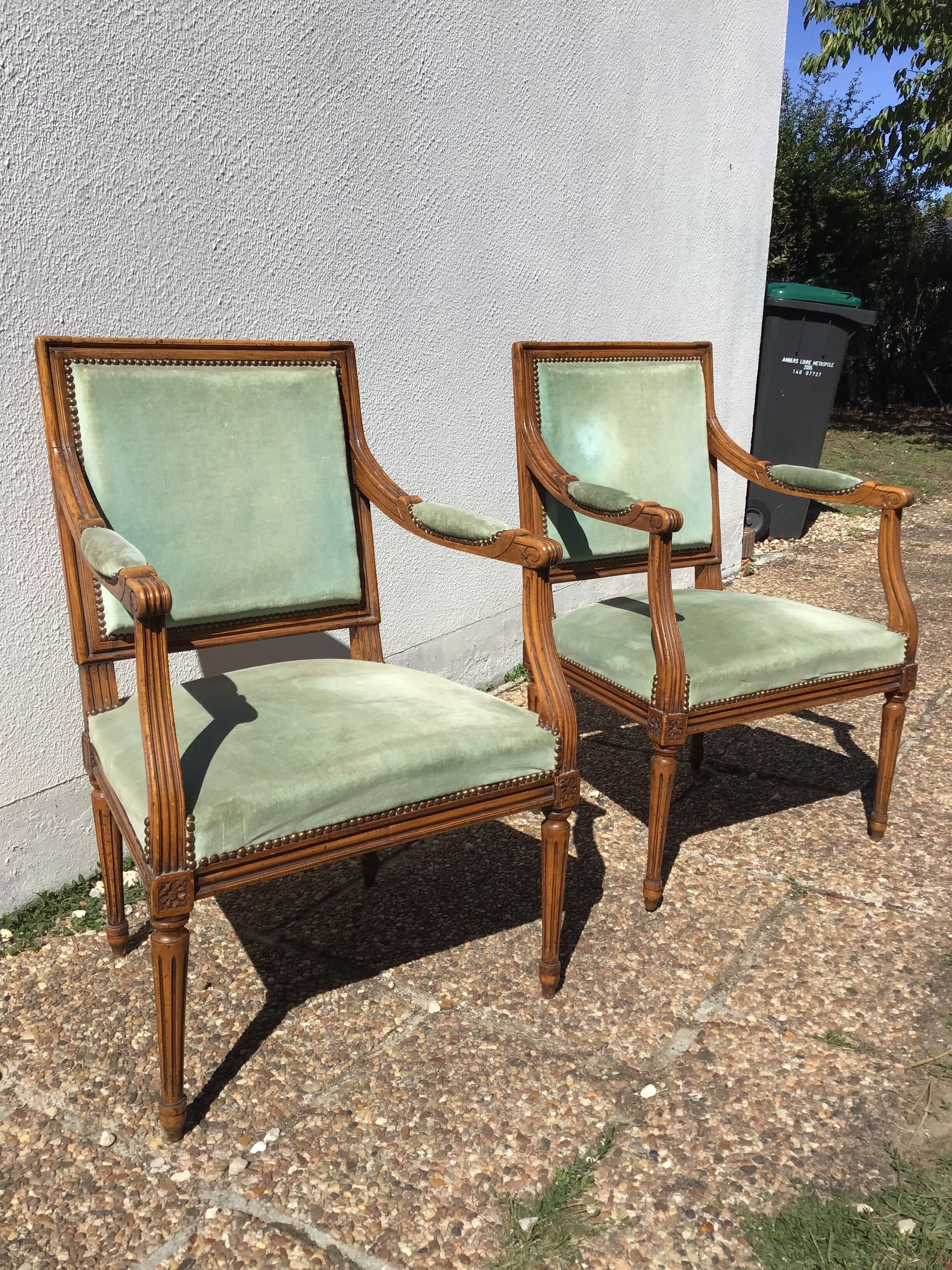 Pair of armchairs