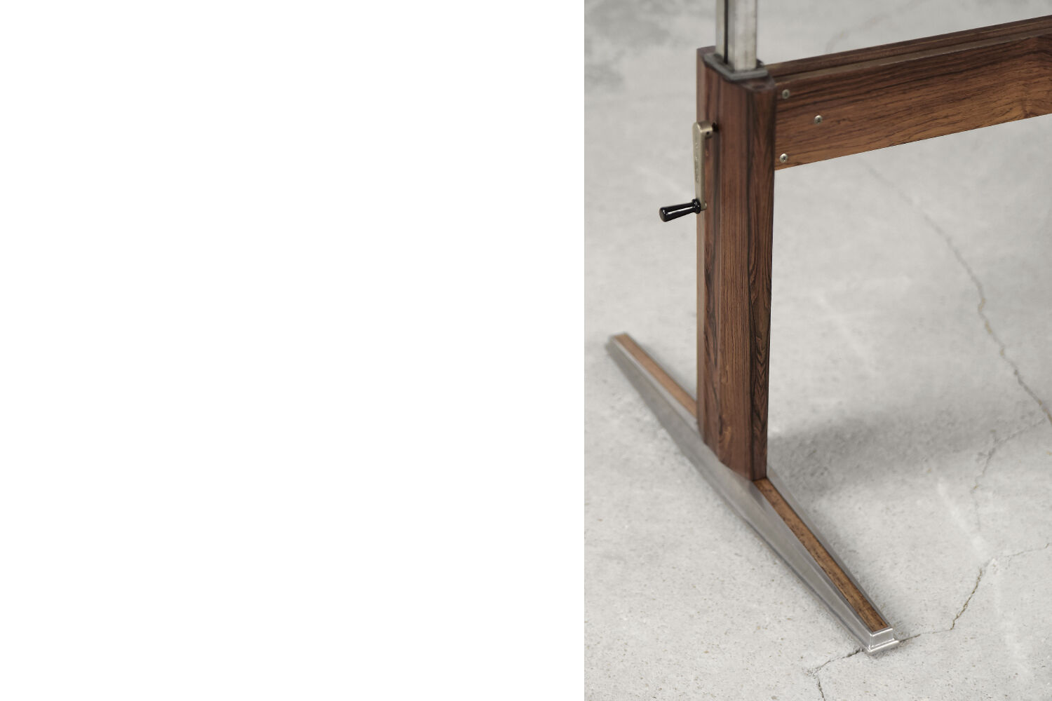 German rosewood adjustable table from e.m.ü, 1960s