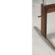 German rosewood adjustable table from e.m.ü, 1960s