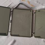 Triptych barber mirror