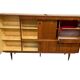 XL vintage wooden buffet / wall unit / midboard