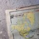 Old map Vidal Lablache 22 Community planisphere - 1950