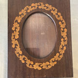 Cadre photo en bois art nouveau, en bois intarsia 20 cm x 15 cm