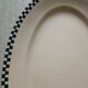 Checkerboard iron earth Salins serving dish